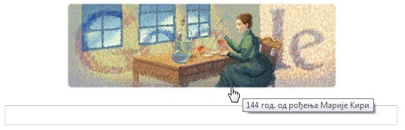 Google u slavu Marije Sklodovske Kiri