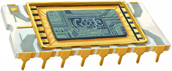 Google Doodle: Robert Noyce (1927-1990)