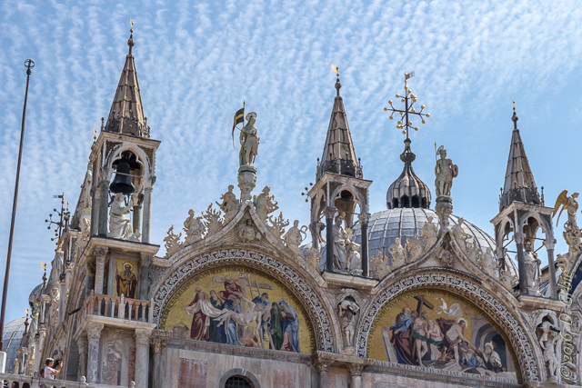 Detalj sa pročelja bazilike Svetog Marka u Veneciji
