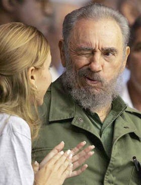 Gde ćeš bolji tipični primer od ovoga: Fidel Kastro, perjanica znaka slanika