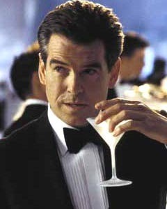 Name's Bond. James Bond... Vodka-martini. Shaken, not stirred.