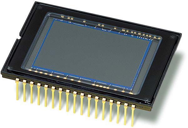 Jedan od prvih CCD čipova