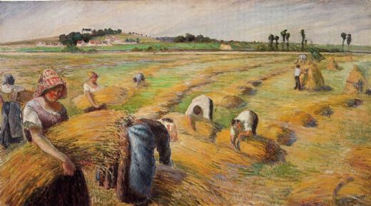Camille Pissaro, Žetva, 1882.