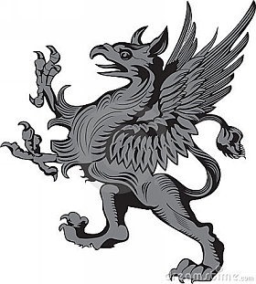 Grifon, jedna od omiljenih heraldičkih životinja