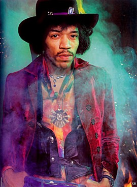 Jimi Hendrix 1968.